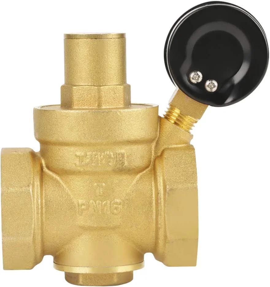 رگولاتور فشار آب با شیر کاهش فشار آب برنجی DN32 برای اکثر تجهیزات آب لوله کشی، لوله توزیع ساده قابل تنظیم رگولاتور فشار آب با شیر کاهش فشار آب برنجی DN32 برای اکثر تجهیزات آب لوله کشی، لوله توزیع ساده قابل تنظیم