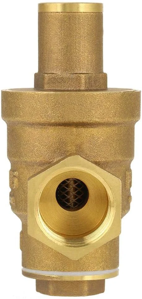 شیر کنترل فشار Sharainn، DN15 1/2 اینچ، شیر کاهنده فشار برنجی با رزوه قابل تنظیم، تنظیم کننده فشار آب برای قطعات لوله آب