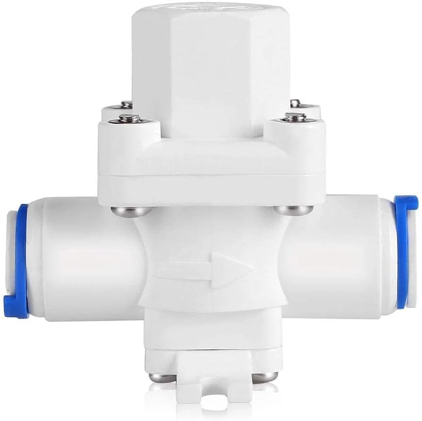 شیر کاهنده فشار آب Puri Pro، شیر تنظیم کننده فشار آب 1/4 اینچ، محافظ فیلتر آب RO شیر کاهنده فشار آب Puri Pro، شیر تنظیم کننده فشار آب 1/4 اینچ، محافظ فیلتر آب RO