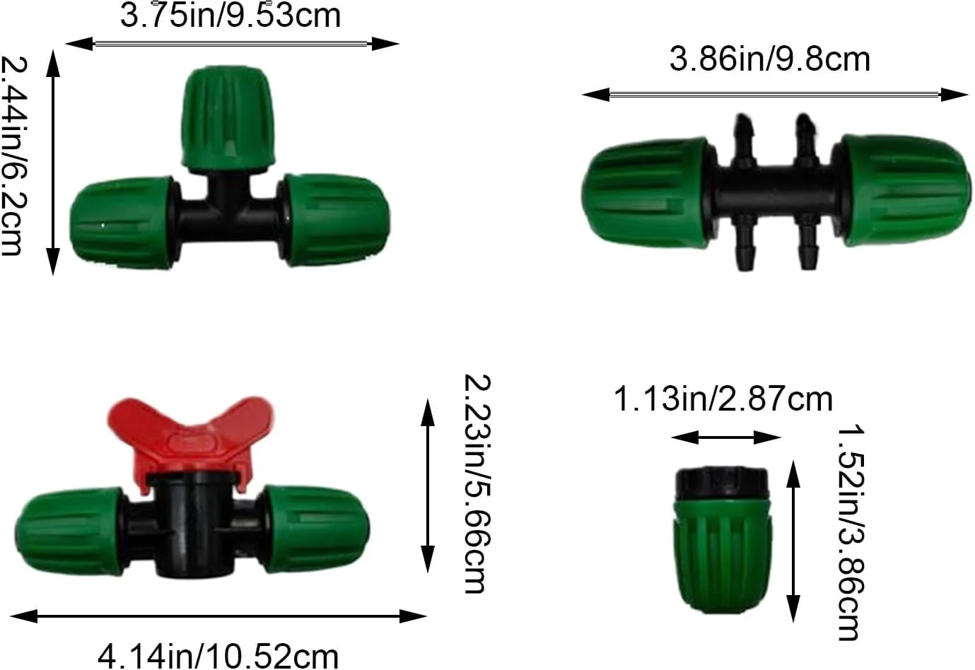 اتصالات سه راهی آبیاری - اتصالات ضد نشت برای چمن باغ | آداپتور چند منظوره ضد چکه، قطعات تقسیم کننده قفل شونده برای تجهیزات کوچک تامین آب اتصالات سه راهی آبیاری - اتصالات ضد نشت برای چمن باغ | آداپتور چند منظوره ضد چکه، قطعات تقسیم کننده قفل شونده برای تجهیزات کوچک تامین آب