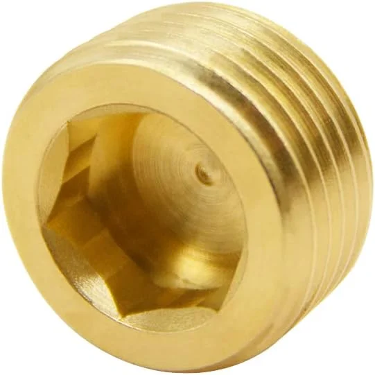 هوشینگ 5 عدد مغزی برنجی لوله با رزوه داخلی شش گوش NPT 1/2 اینچ هوشینگ 5 عدد مغزی برنجی لوله با رزوه داخلی شش گوش NPT 1/2 اینچ