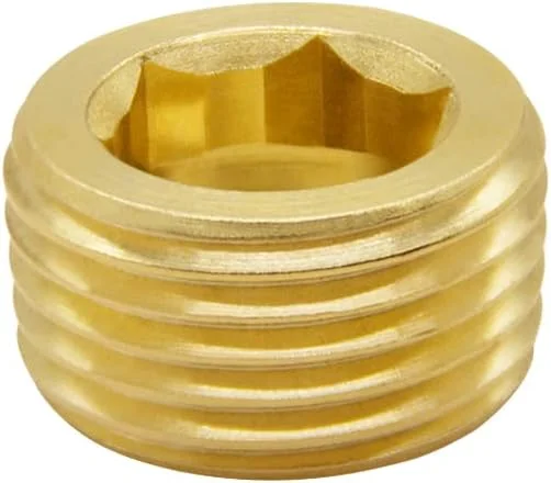 هوشینگ 5 عدد مغزی برنجی لوله با رزوه داخلی شش گوش NPT 1/2 اینچ هوشینگ 5 عدد مغزی برنجی لوله با رزوه داخلی شش گوش NPT 1/2 اینچ