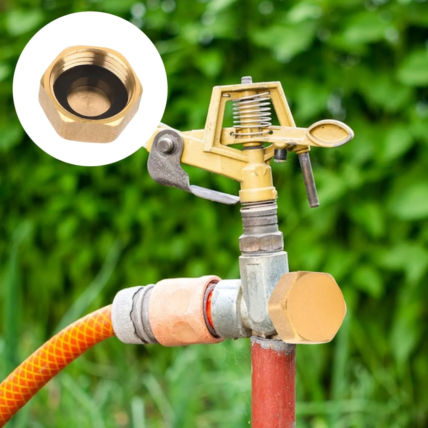 جفداد 4 عدد درپوش برنجی برای رادیاتور، درپوش مهره کور برنجی 1/2 اینچ، اتصالات لوله کشی برای شیر رادیاتور ماشین لباسشویی