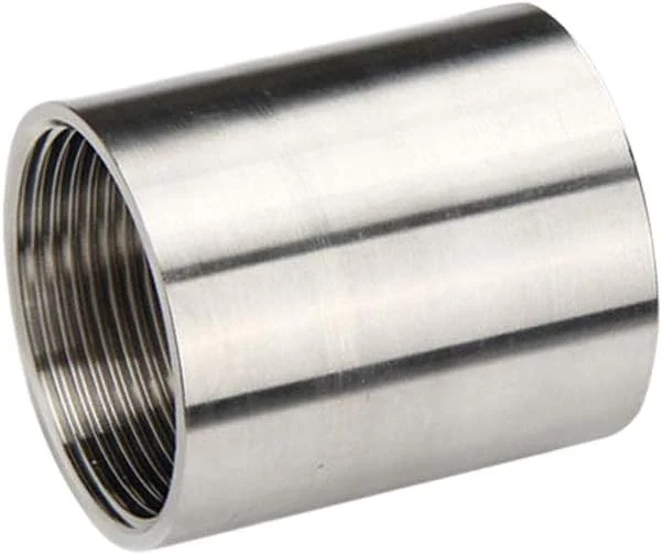 اتصال لوله ریخته گری استیل 304 Feelers، کوپلینگ مادگی پولیش شده، 1" x 1" NPT رزوه مادگی، طول 1.4 اینچ اتصال لوله ریخته گری استیل 304 Feelers، کوپلینگ مادگی پولیش شده، 1" x 1" NPT رزوه مادگی، طول 1.4 اینچ