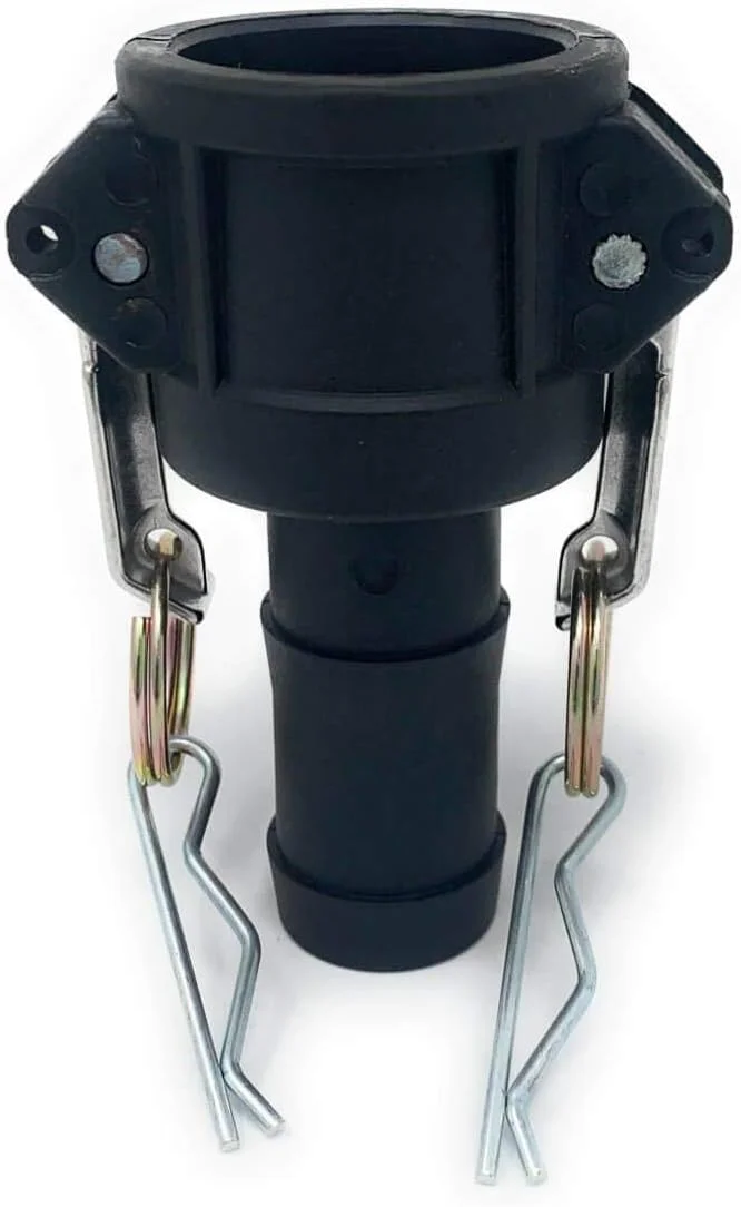 اتصال قفل کم Gloxco پلی، نوع C، مادگی قفل کم 1 اینچ x دنباله شلنگ 1 اینچ، هر عدد