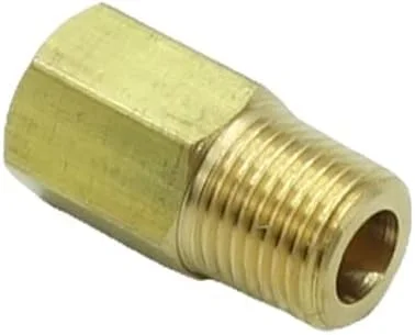 CDQBWKJGFJ یک عدد تبدیل 1/8 NPT نر به 1/16 NPT مادگی کاهنده فشار گیج آداپتور اتصالات لوله برنجی