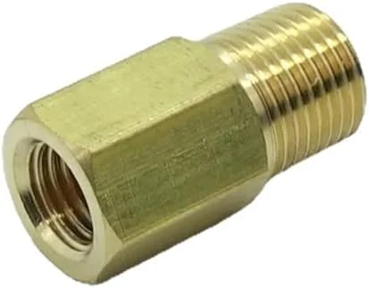 CDQBWKJGFJ یک عدد تبدیل 1/8 NPT نر به 1/16 NPT مادگی کاهنده فشار گیج آداپتور اتصالات لوله برنجی
