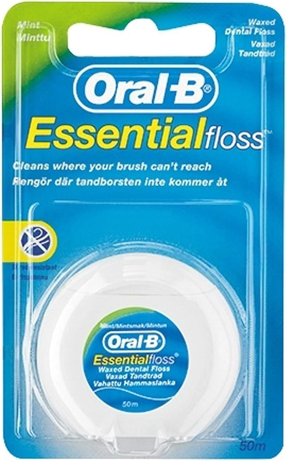 نخ دندان اورال-بی مدل Essential Mint Wax طول 50 متر - 1 عدد نخ دندان اورال-بی مدل Essential Mint Wax طول 50 متر - 1 عدد