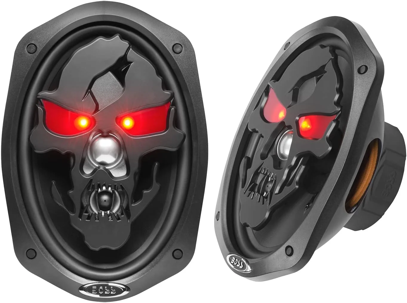 بلندگوهای خودرو BOSS Audio Systems SK693B سایز 6x9 اینچ - توان 600 وات در هر جفت، 300 وات برای هر کدام، فول رنج، 2 راه، فروش به صورت جفتی