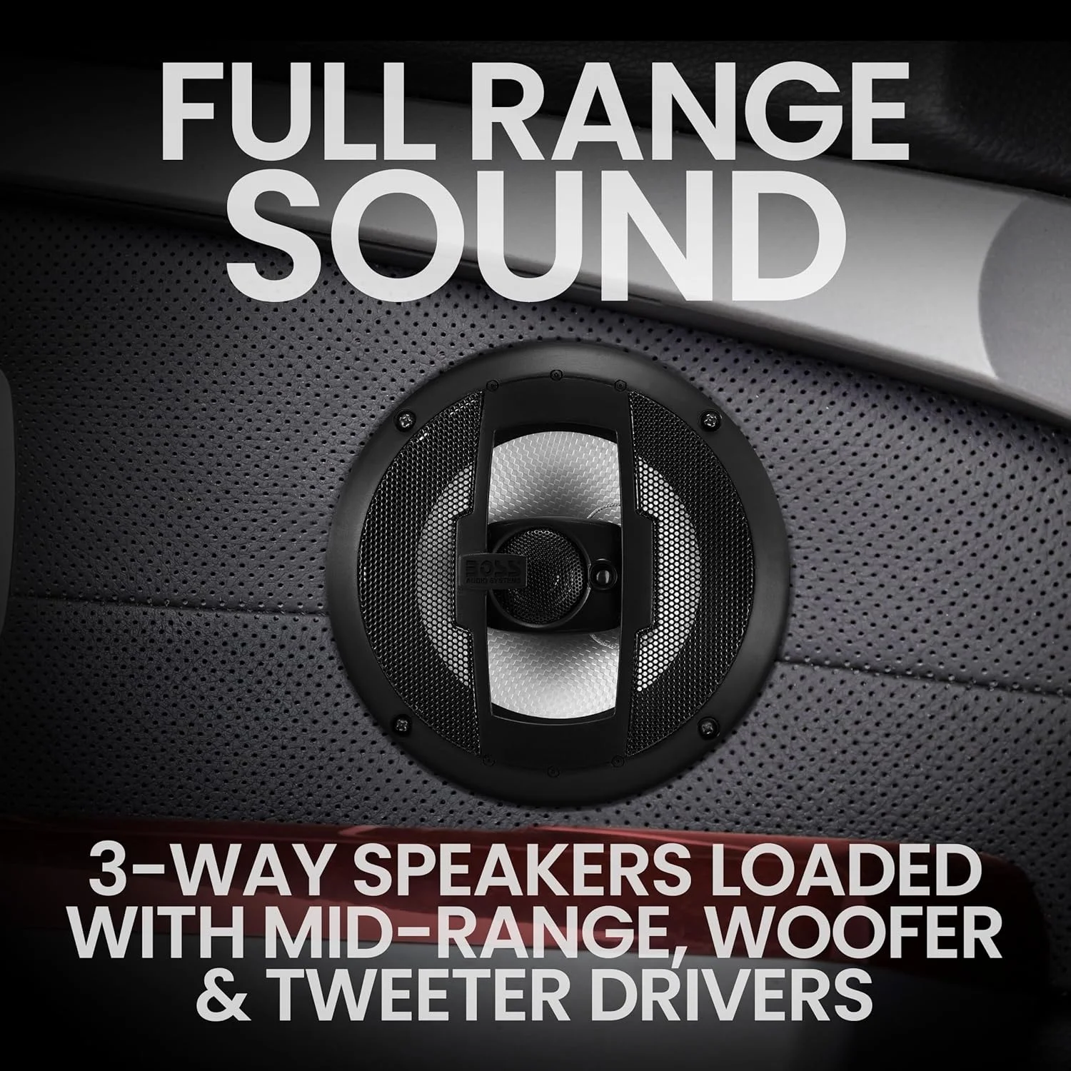 بلندگوهای خودرو BOSS Audio Systems R63، 300 وات در هر جفت، 6.5 اینچ، فول رنج، 3 راه، فروش به صورت جفتی بلندگوهای خودرو BOSS Audio Systems R63، 300 وات در هر جفت، 6.5 اینچ، فول رنج، 3 راه، فروش به صورت جفتی