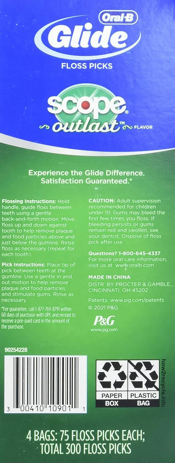 نخ دندان کمانی اورال بی Complete Glide (300 عدد) نخ دندان کمانی اورال بی Complete Glide (300 عدد)