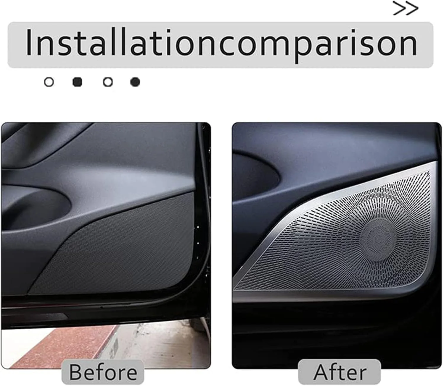 روکش بلندگوی خودرو FHBPCPP، سازگار با چراغ مطالعه AITO M9 مدل 2024، روکش درب، روکش بلندگوی درب جلو، مشکی روکش بلندگوی خودرو FHBPCPP، سازگار با چراغ مطالعه AITO M9 مدل 2024، روکش درب، روکش بلندگوی درب جلو، مشکی