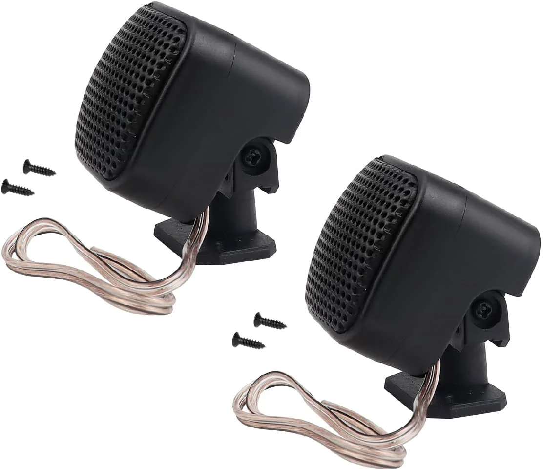 بلندگوی خودرو FERCAISH مدل TP-004A، 2 عدد، 500 وات، تیوتر استریو با توان بالا، بلندگوهای گرد عمودی با نصب آسان برای نصب سطحی روی خودرو، کامیون و قایق
