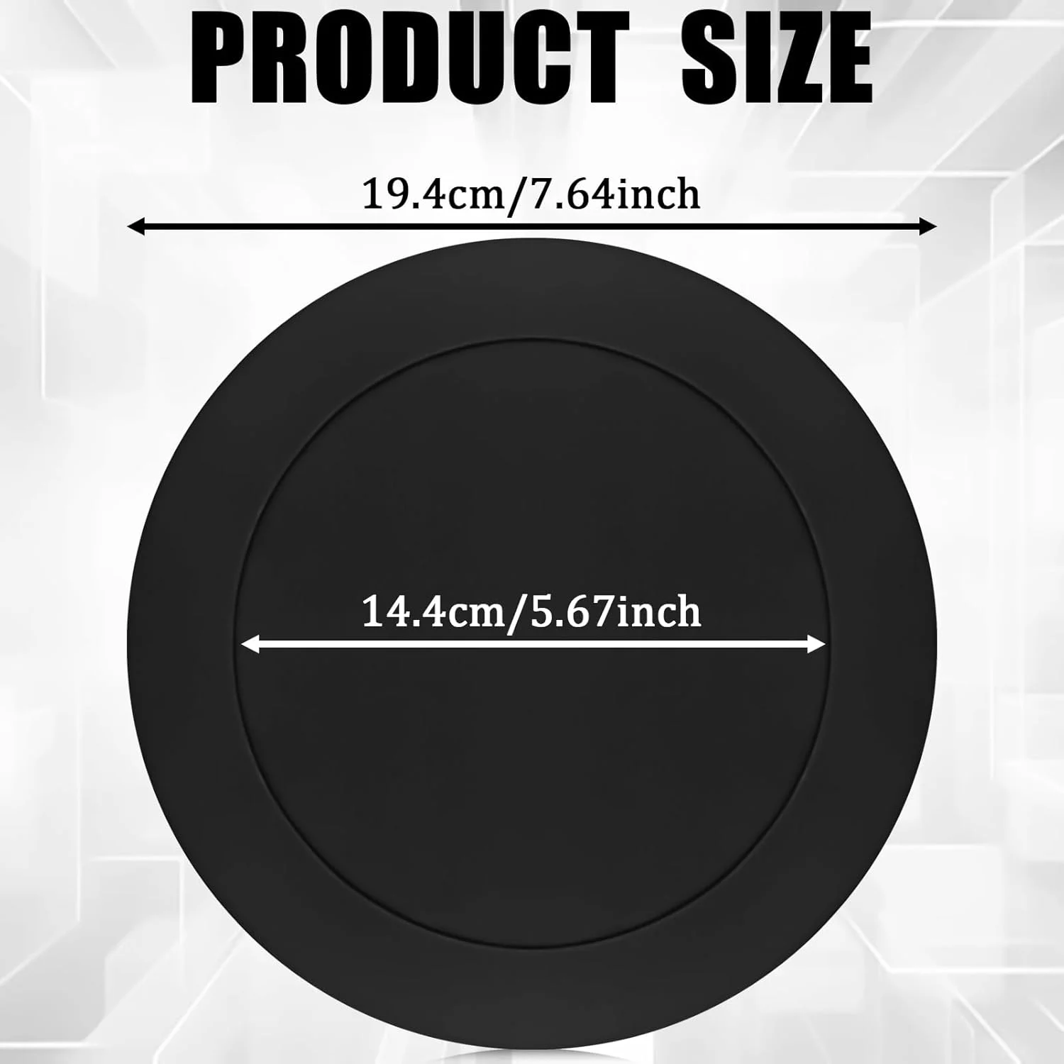 حلقه فوم بلندگو Hirificing بسته 4 عددی، بافل بلندگو 6.5 اینچی، تقویت کننده فوم بلندگوی درب چسبی برای بهبود صدای استریو، واشر بلندگوی جهانی، لوازم جانبی خودرو، کیت مسدود کننده باس