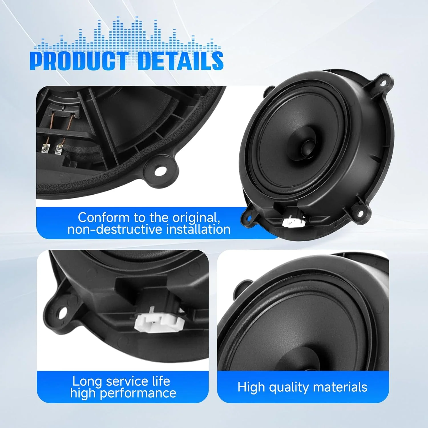 بلندگوی درب جلوی خودرو هیپادا مدل BHN9-66-960 KF01-66-960 سازگار با مزدا 3 مدل 2014 2015 2016 2017 2018
