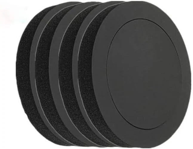 کیت اسفنجی سیستم تقویت کننده بافل فوم بلندگوی خودرو INGATO، بسته 4 عددی 6.5 اینچی بافل حلقه های سریع، حلقه عایق بلندگوی صوتی درب خودرو خود چسب، اسفنج ضد صدا