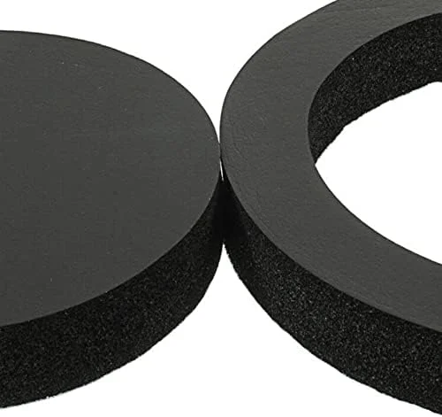 کیت اسفنجی سیستم تقویت کننده بافل فوم بلندگوی خودرو INGATO، بسته 4 عددی 6.5 اینچی بافل حلقه های سریع، حلقه عایق بلندگوی صوتی درب خودرو خود چسب، اسفنج ضد صدا