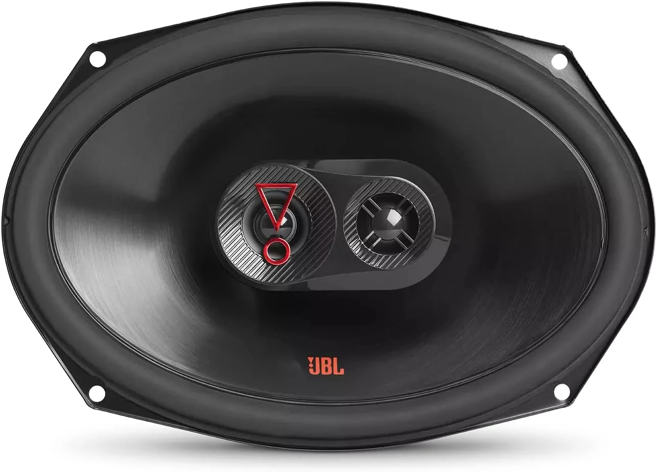 ست بلندگوی سه طرفه خودرو JBL Stage3 9637 توسط Harman Kardon - بلندگوهای خودرو 375 واتی - جعبه بیضی شکل بزرگ JBL 6" x 9" (152 mm x 230 mm)، مشکی