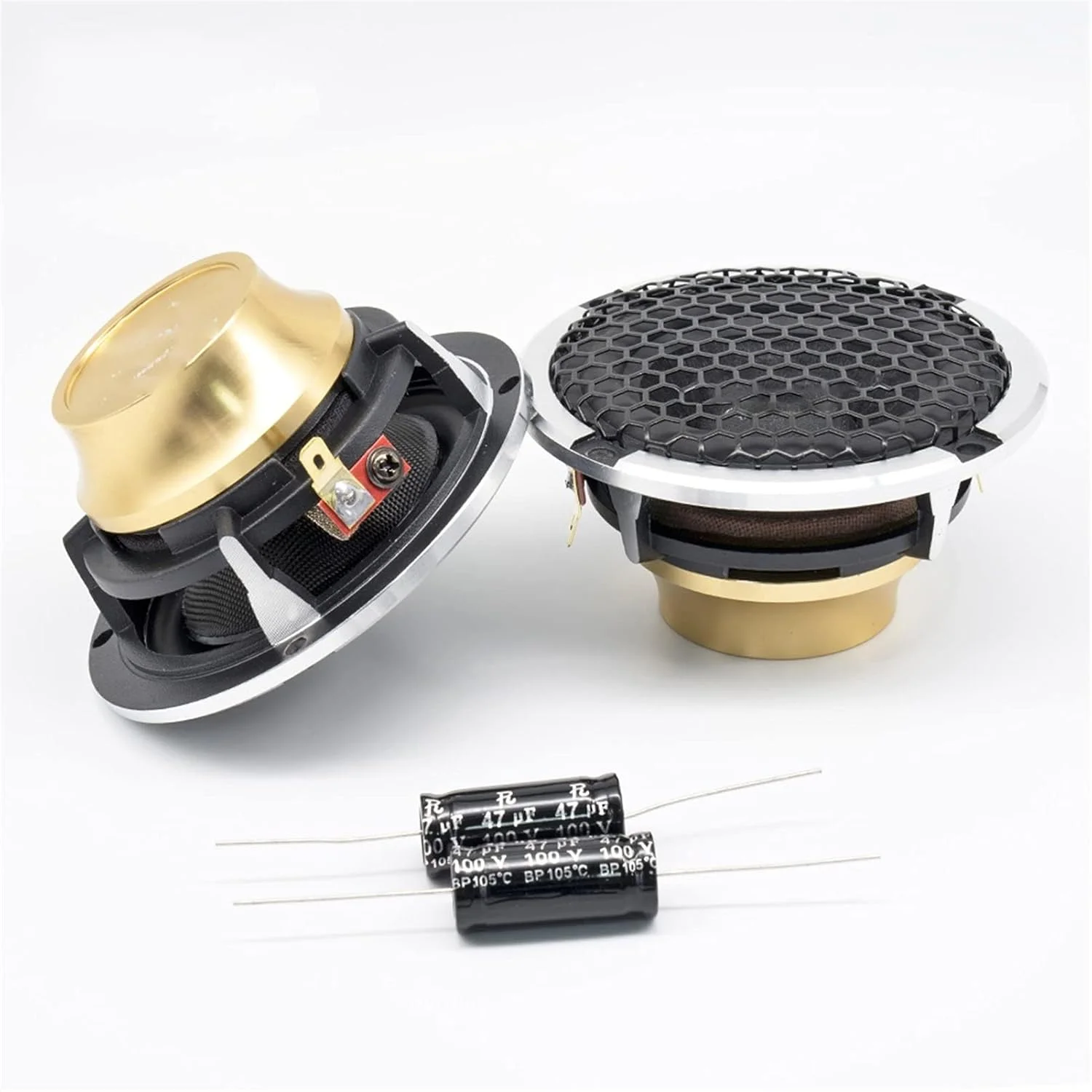 بلندگوی میان رده 3.5 اینچی HANXYXA، بلندگوی IF سیستم صوتی 3 طرفه خودرو، بلندگوی صوتی خالص، بلندگوی قابل حمل