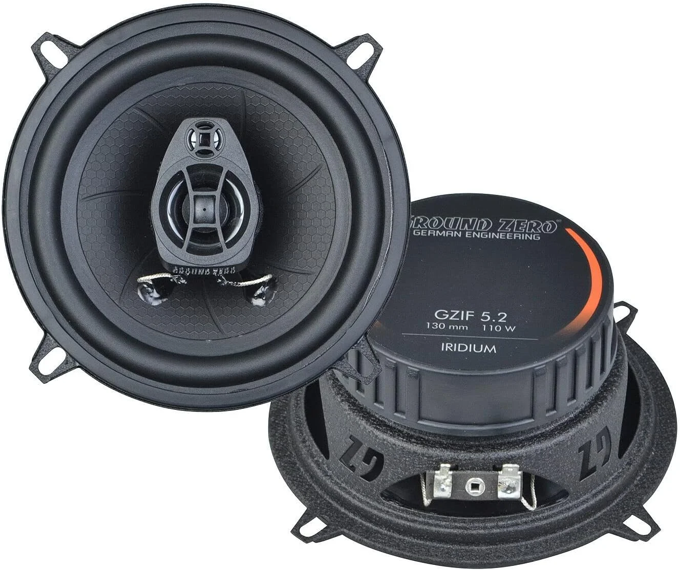 جفت بلندگوهای Ground Zero GZIF 5.2، اندازه 13 سانتی متر، دو طرفه، مناسب برای آماده سازی خودرو