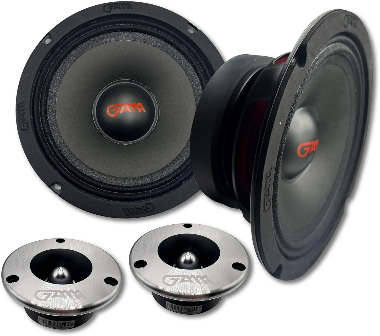 بلندگوهای میان رده 8 اینچی GAMA Audio FE‑D8.4 (بسته 2 عددی)، درایورهای صوتی خیابانی 4 اهم با خروجی بالا بلندگوهای میان رده 8 اینچی GAMA Audio FE‑D8.4 (بسته 2 عددی)، درایورهای صوتی خیابانی 4 اهم با خروجی بالا