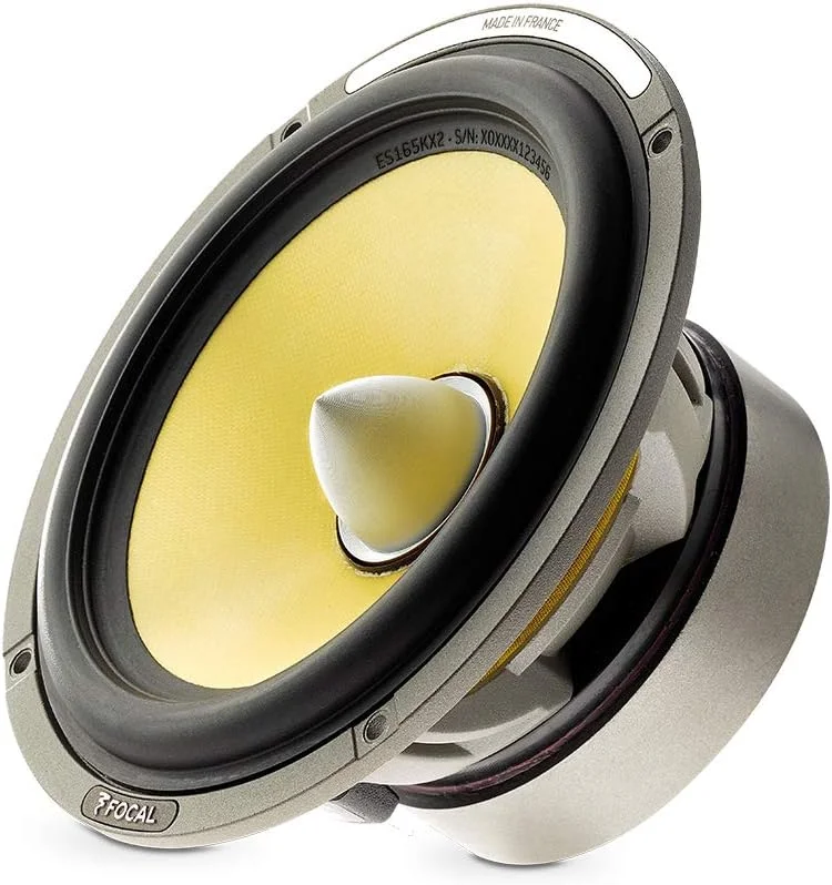 بلندگوهای کامپوننت خودرو Focal ES165KX2 سری K2Power الیت، 16.5 سانتی متری، 2-Way