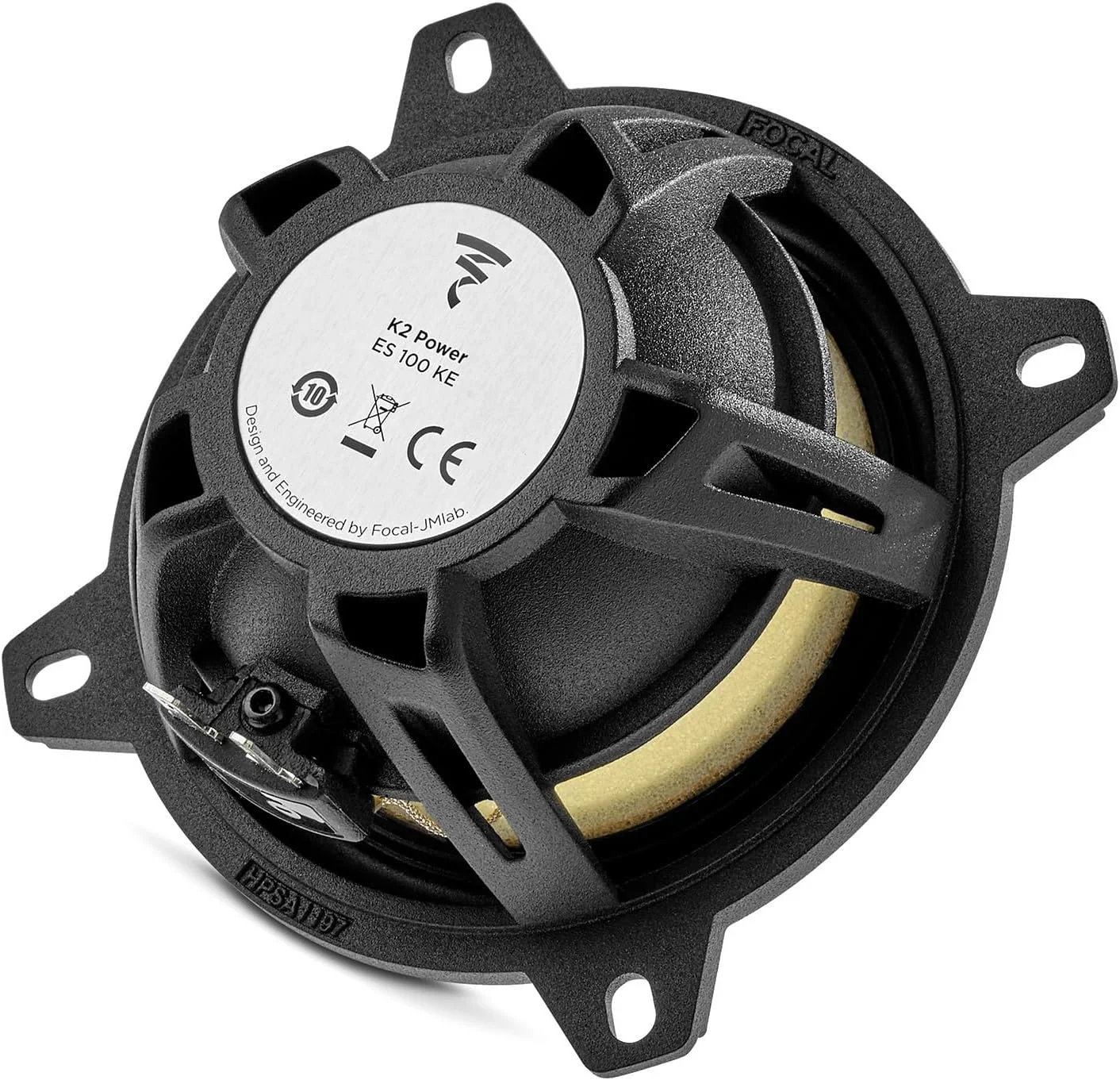 سیستم بلندگوی کامپوننت خودرو Focal ES100KE با قطر 13 سانتی متر، 2-راهه با کراس اوور، مخروط فیبر آرامید زرد سیستم بلندگوی کامپوننت خودرو Focal ES100KE با قطر 13 سانتی متر، 2-راهه با کراس اوور، مخروط فیبر آرامید زرد