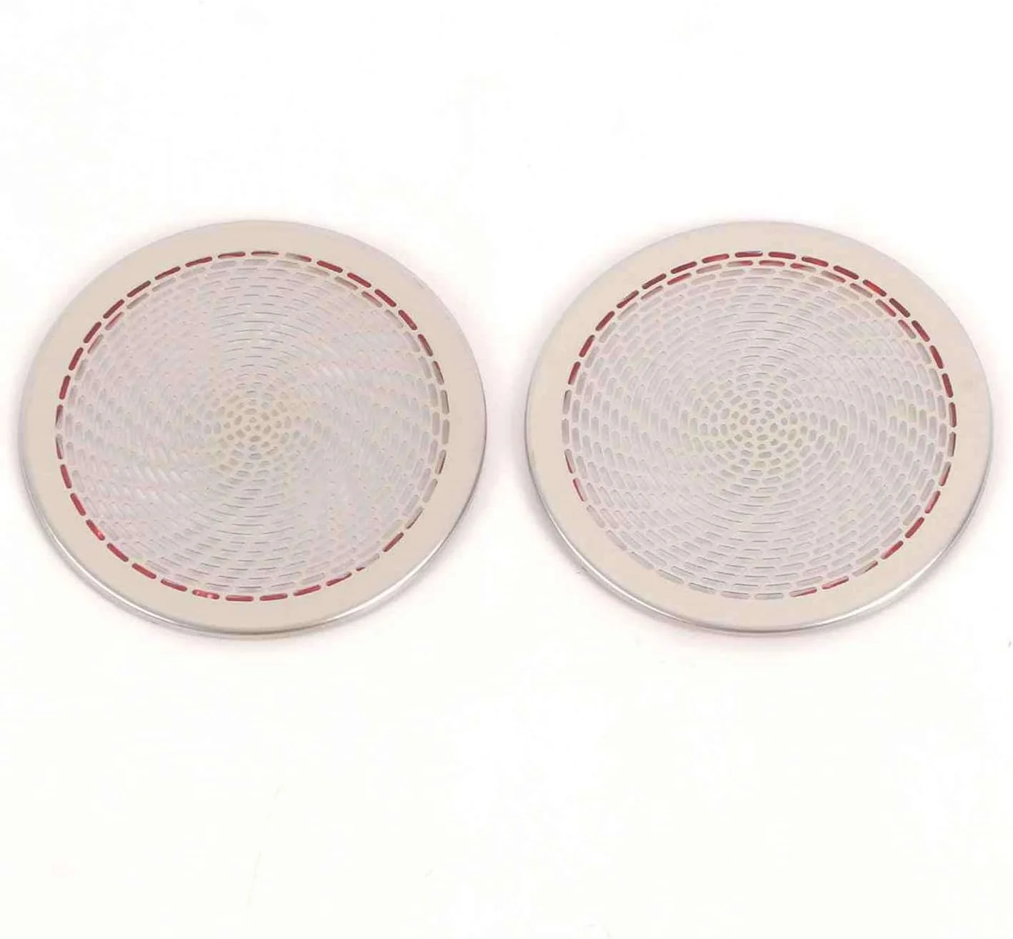 گریل بلندگوهای صوتی خودرو FHBPCPP، سازگار با VOYAH DREAMPOWER 2022-2025، پوشش محافظ بلندگو، نقره ای B