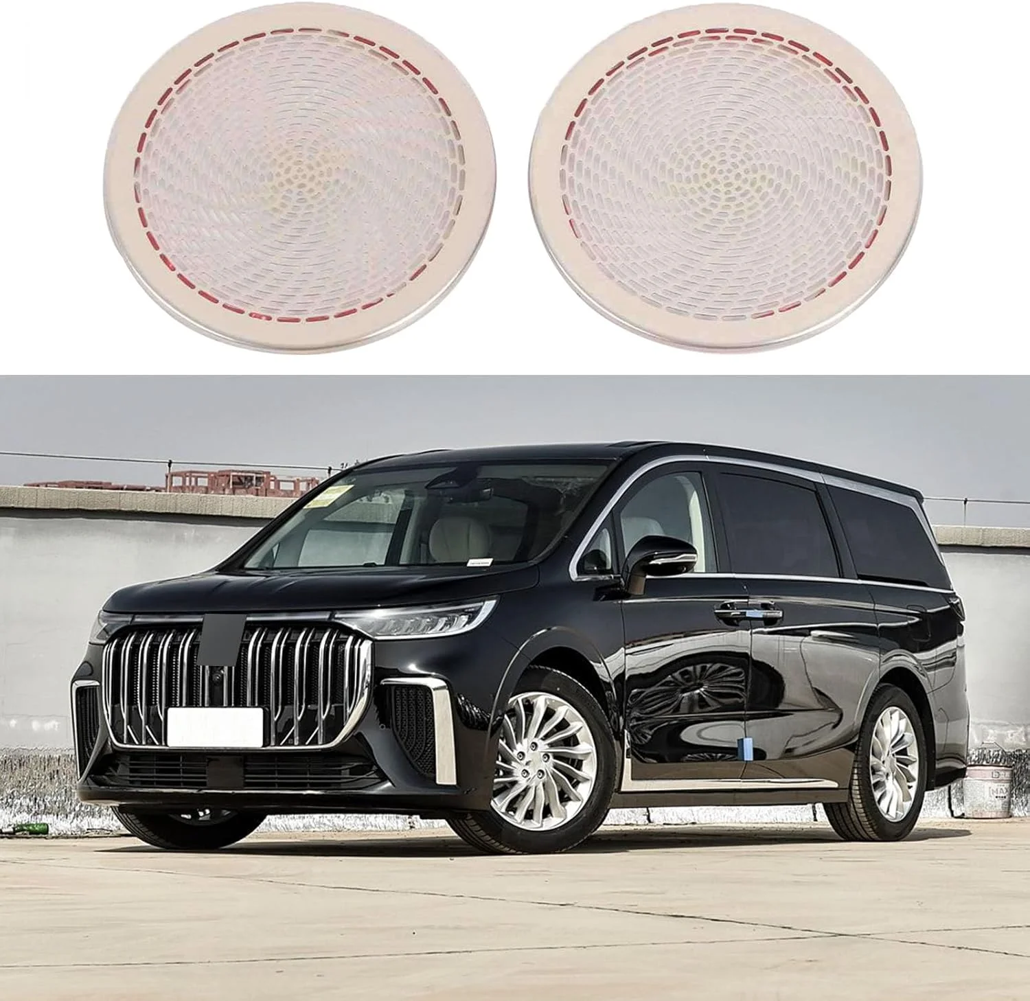 گریل بلندگوهای صوتی خودرو FHBPCPP، سازگار با VOYAH DREAMPOWER 2022-2025، پوشش محافظ بلندگو، نقره ای B گریل بلندگوهای صوتی خودرو FHBPCPP، سازگار با VOYAH DREAMPOWER 2022-2025، پوشش محافظ بلندگو، نقره ای B