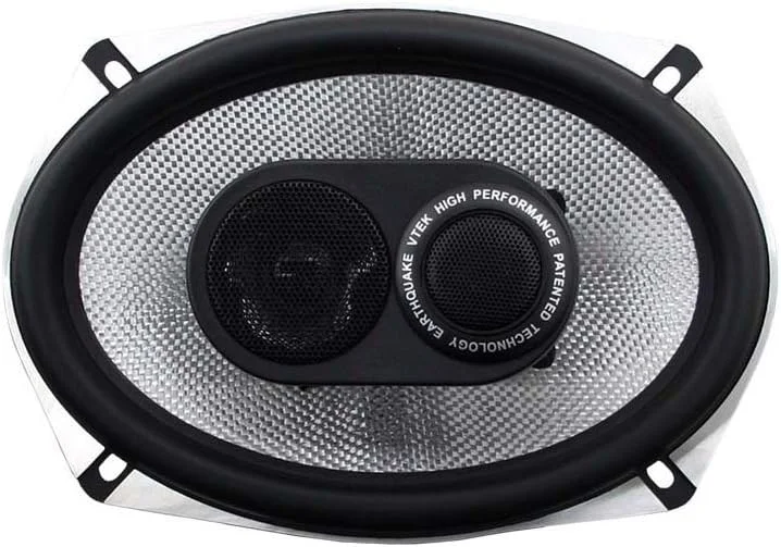 بلندگوهای کواکسیال سه طرفه 6x9 اینچی 700 واتی Earthquake Sound VTEK-693 با فناوری PistonMax (جفت)