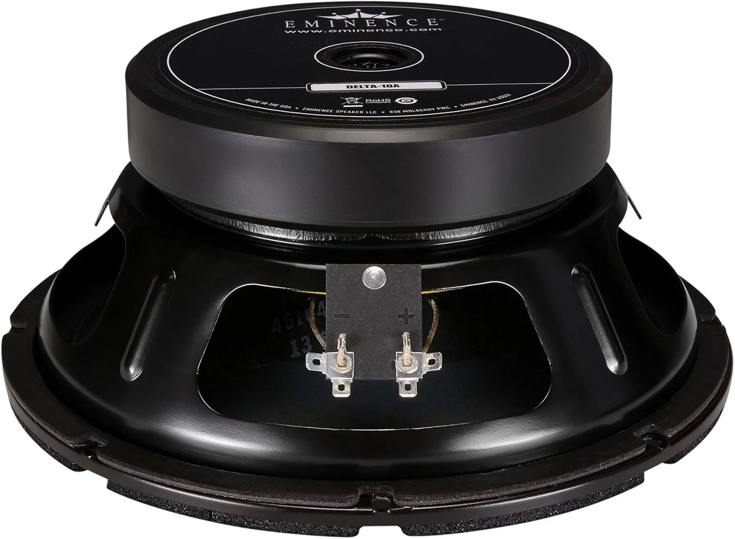 Eminence American Standard Delta 10A 10" Pro Audio Speaker, 350 Watts at 8 Ohms