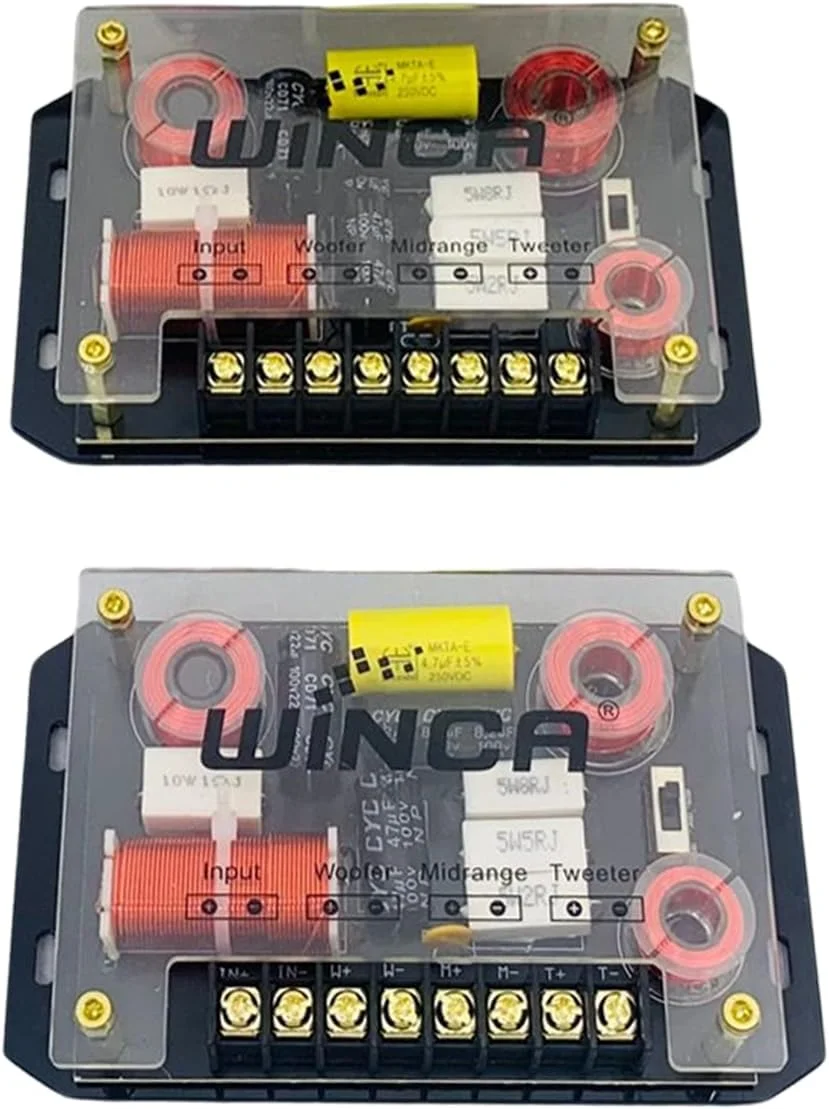 بلندگوهای خودرو سه طرفه DYT.65.3L با اندازه سفارشی 6.5 اینچ، شامل 2 عدد بلندگوی توییتر