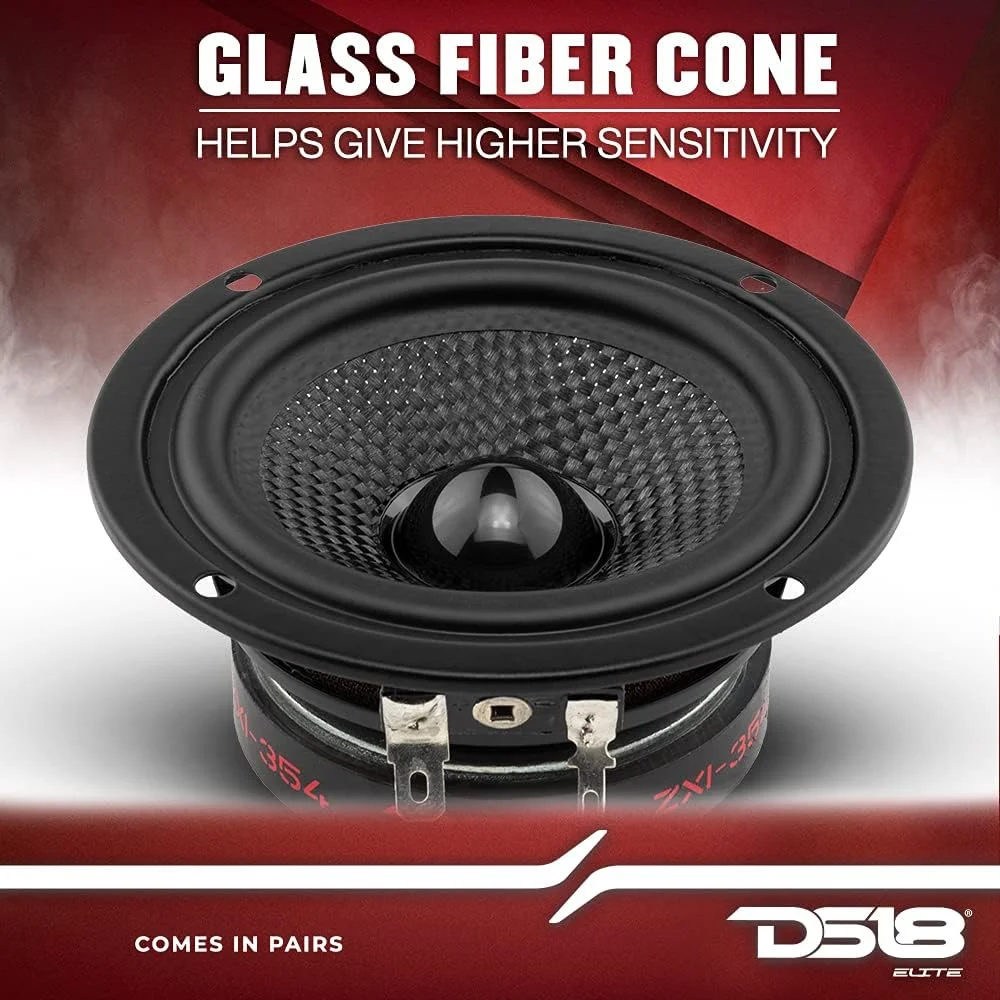 بلندگوی فول رنج خودرو DS18 ZXI-354 با مخروط کولار، 120 وات 4 اهم - یک جفت بلندگوی 3.5 اینچی (2 بلندگو) بلندگوی فول رنج خودرو DS18 ZXI-354 با مخروط کولار، 120 وات 4 اهم - یک جفت بلندگوی 3.5 اینچی (2 بلندگو)