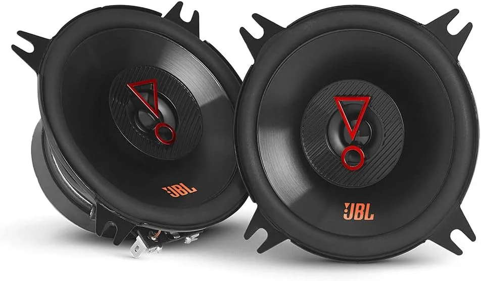 ست بلندگوی خودرو دو طرفه JBL Stage3 427F توسط Harman Kardon - بلندگوی خودرو 150 وات - جعبه HiFi خودرو 2 تکه بزرگ 10 سانتی متر - 100 میلی متر - 4 اینچ بدون پوشش توری