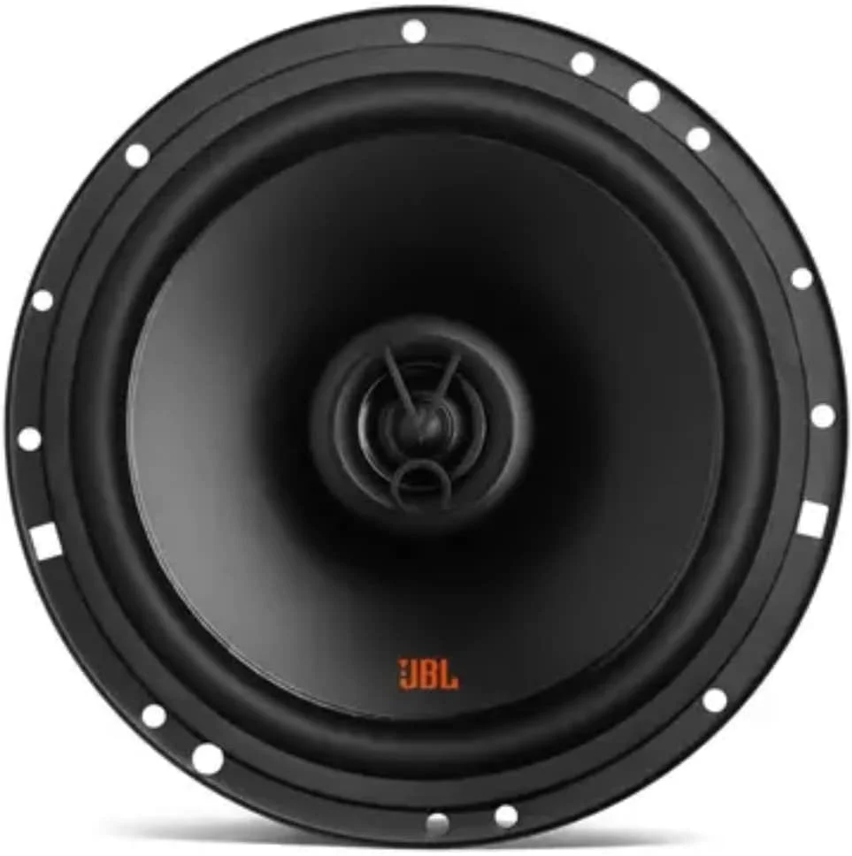 بلندگوی کواکسیال دو طرفه خودرو JBL Stage2 624FHI - 400W 6-1/2 اینچ (16.5 سانتی متر) با مخروط IMPP و تیوترهای گنبدی متعادل PEI که امضای صوتی آنها را با فرکانس های بالا و واضح پر می کند، مشکی