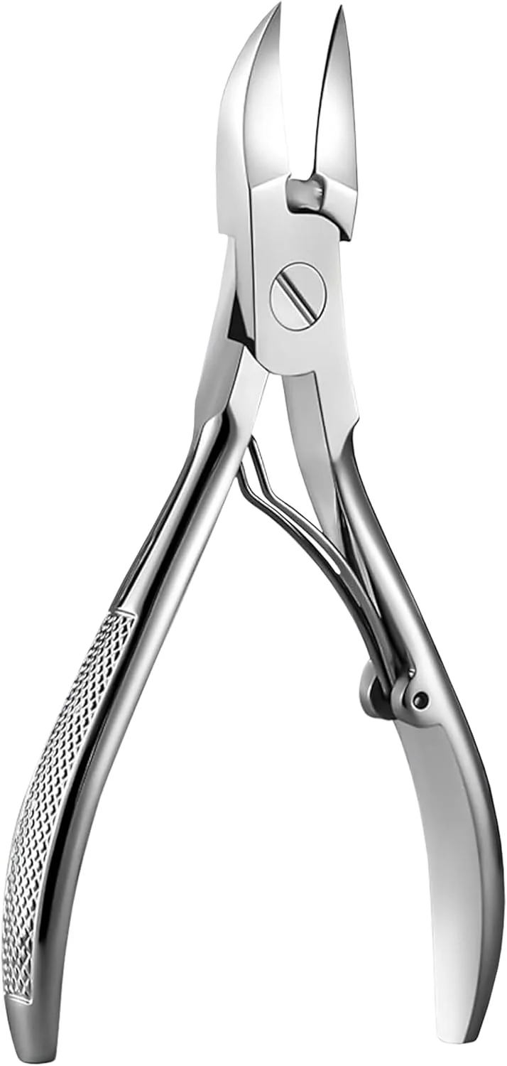 قیچی ناخن پا ARUIA برای ناخن های ضخیم یا فرو رفته - قیچی های فولادی ضد زنگ سنگین برای آقایان و بانوان - ارگونومیک، پیرایش دقیق و بدون درد - ابزار پدیکور برای سالمندان، ورزشکاران و استفاده در منزل قیچی ناخن پا ARUIA برای ناخن های ضخیم یا فرو رفته - قیچی های فولادی ضد زنگ سنگین برای آقایان و بانوان - ارگونومیک، پیرایش دقیق و بدون درد - ابزار پدیکور برای سالمندان، ورزشکاران و استفاده در منزل