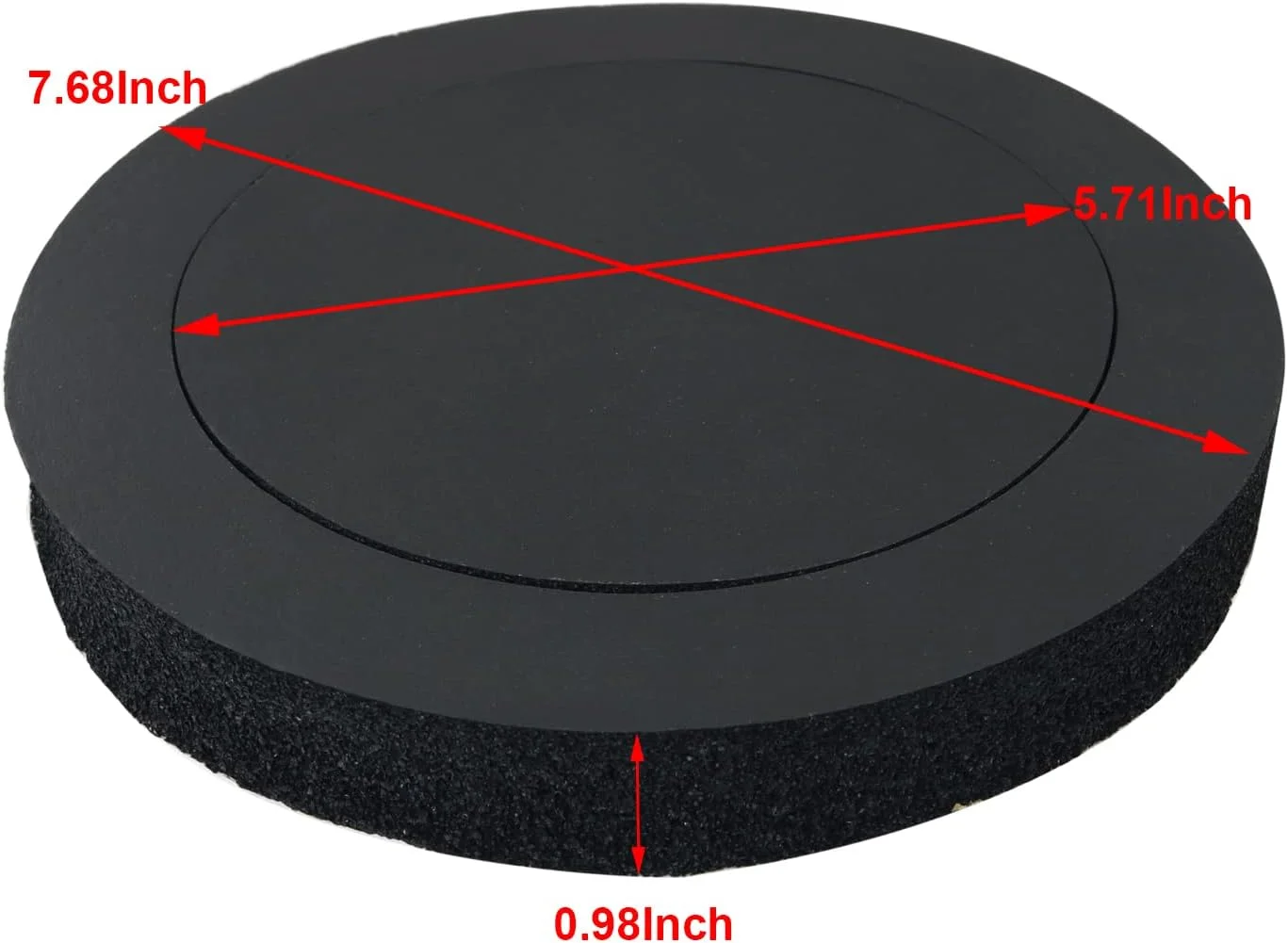 JJHXSM دو عدد تقویت کننده فوم بلندگو برای بلندگوهای 6 اینچی و 6.5 اینچی، حلقه عایق بلندگو، پد پنبه ای ضد صدا، مشکی JJHXSM دو عدد تقویت کننده فوم بلندگو برای بلندگوهای 6 اینچی و 6.5 اینچی، حلقه عایق بلندگو، پد پنبه ای ضد صدا، مشکی