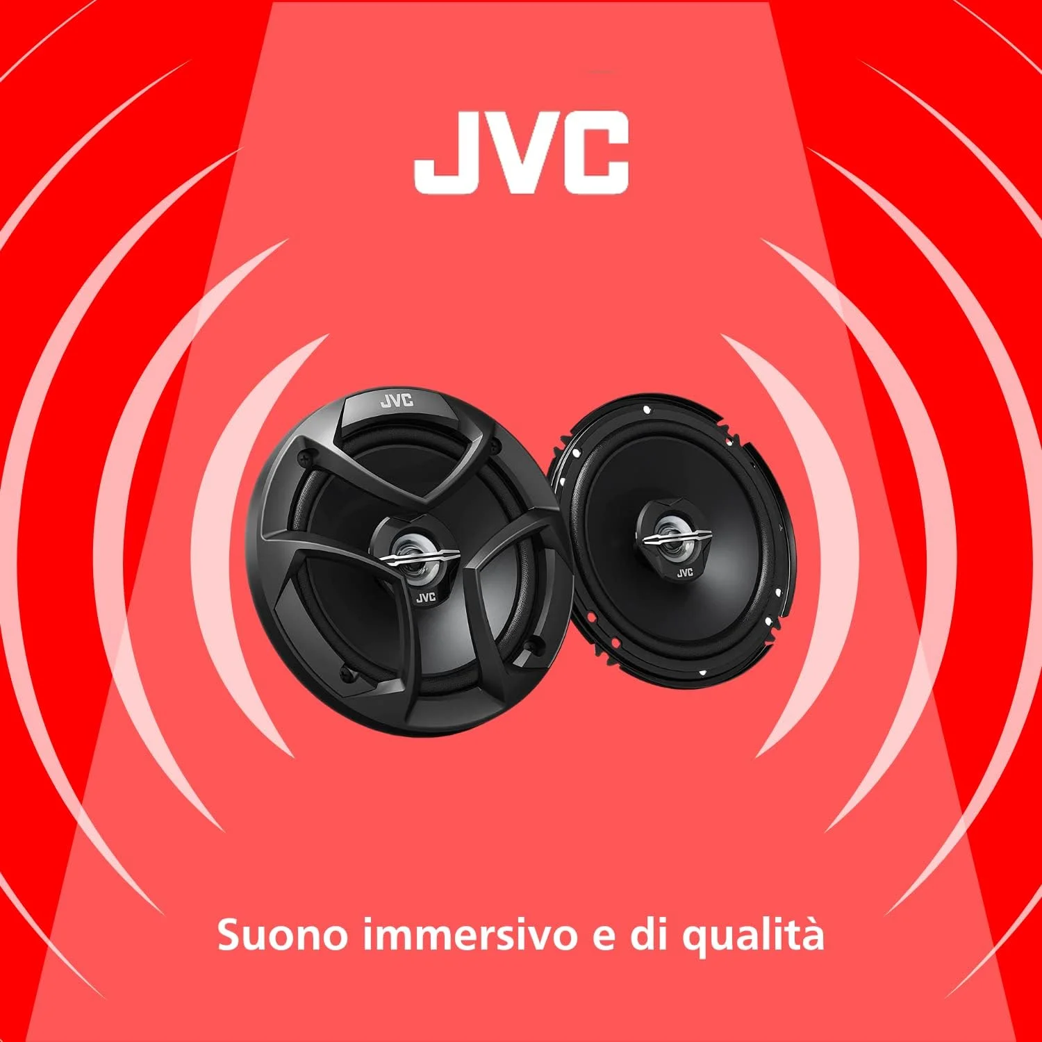 بلندگوهای کواکسیال JVC CS-J620 (16 سانتی متر، 2 طرفه) مشکی بلندگوهای کواکسیال JVC CS-J620 (16 سانتی متر، 2 طرفه) مشکی