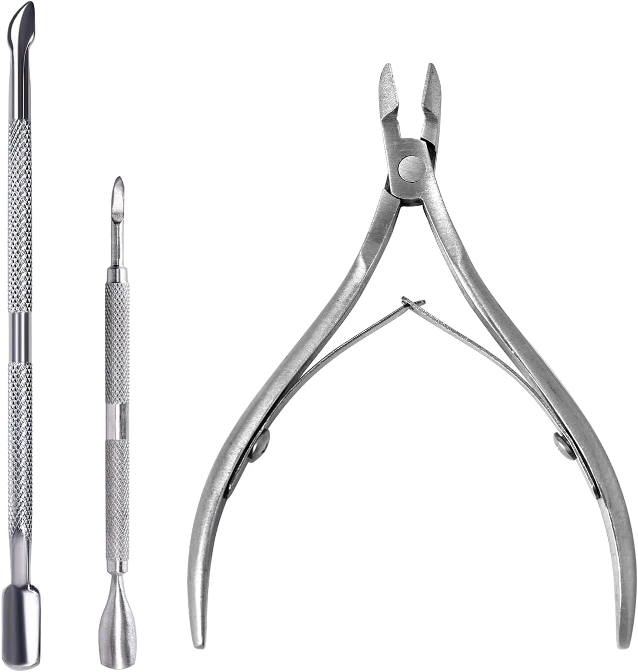 ست قیچی کوتیکول ناخن KADS، نیپر ناخن، از بین برنده کوتیکول، عقب زننده ناخن، کاتر استیل ضد زنگ، ست مانیکور حرفه ای، ابزار زیبایی مانیکور پدیکور (ست 3 عددی عقب زننده و نیپر) ست قیچی کوتیکول ناخن KADS، نیپر ناخن، از بین برنده کوتیکول، عقب زننده ناخن، کاتر استیل ضد زنگ، ست مانیکور حرفه ای، ابزار زیبایی مانیکور پدیکور (ست 3 عددی عقب زننده و نیپر)