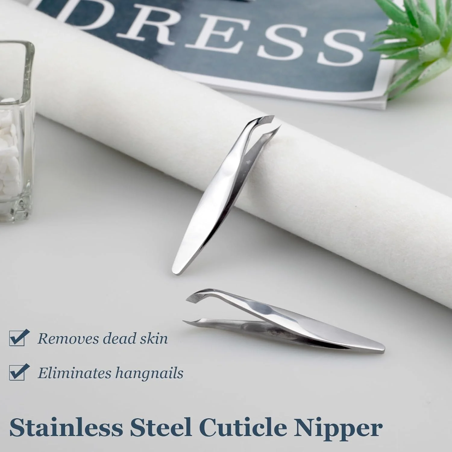 مینی گوشت گیر ناخن برای مانیکور و پدیکور، نیپر استیل ضد زنگ حرفه ای با نوک تیز دقیق برای پیرایش ناخن و پوست، حمل و استفاده آسان مینی گوشت گیر ناخن برای مانیکور و پدیکور، نیپر استیل ضد زنگ حرفه ای با نوک تیز دقیق برای پیرایش ناخن و پوست، حمل و استفاده آسان