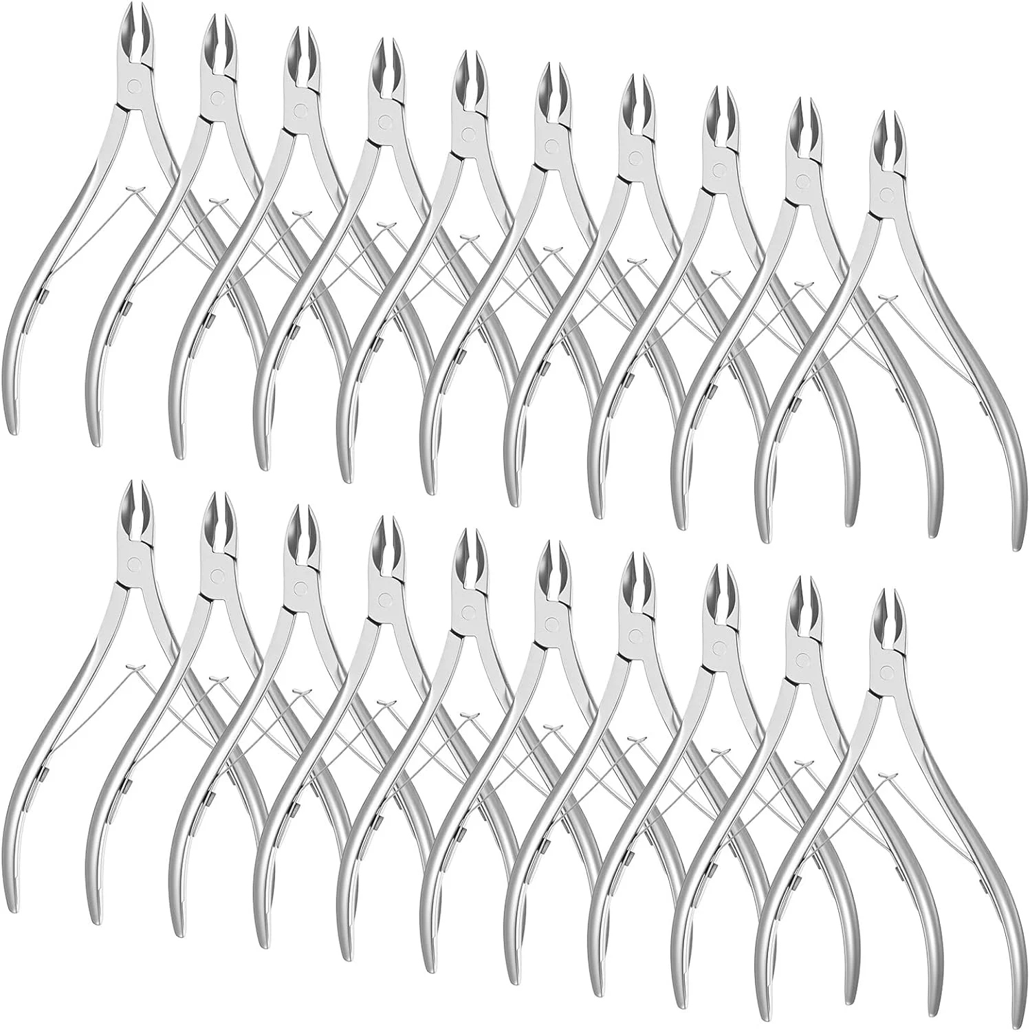 ست 8 عددی نیپر کوتیکول Kifmurase، ابزار مانیکور و پدیکور از جنس استیل ضد زنگ، شامل انبر، قیچی و کاتر برای حذف پوست های مرده اطراف ناخن (نقره ای) ست 8 عددی نیپر کوتیکول Kifmurase، ابزار مانیکور و پدیکور از جنس استیل ضد زنگ، شامل انبر، قیچی و کاتر برای حذف پوست های مرده اطراف ناخن (نقره ای)