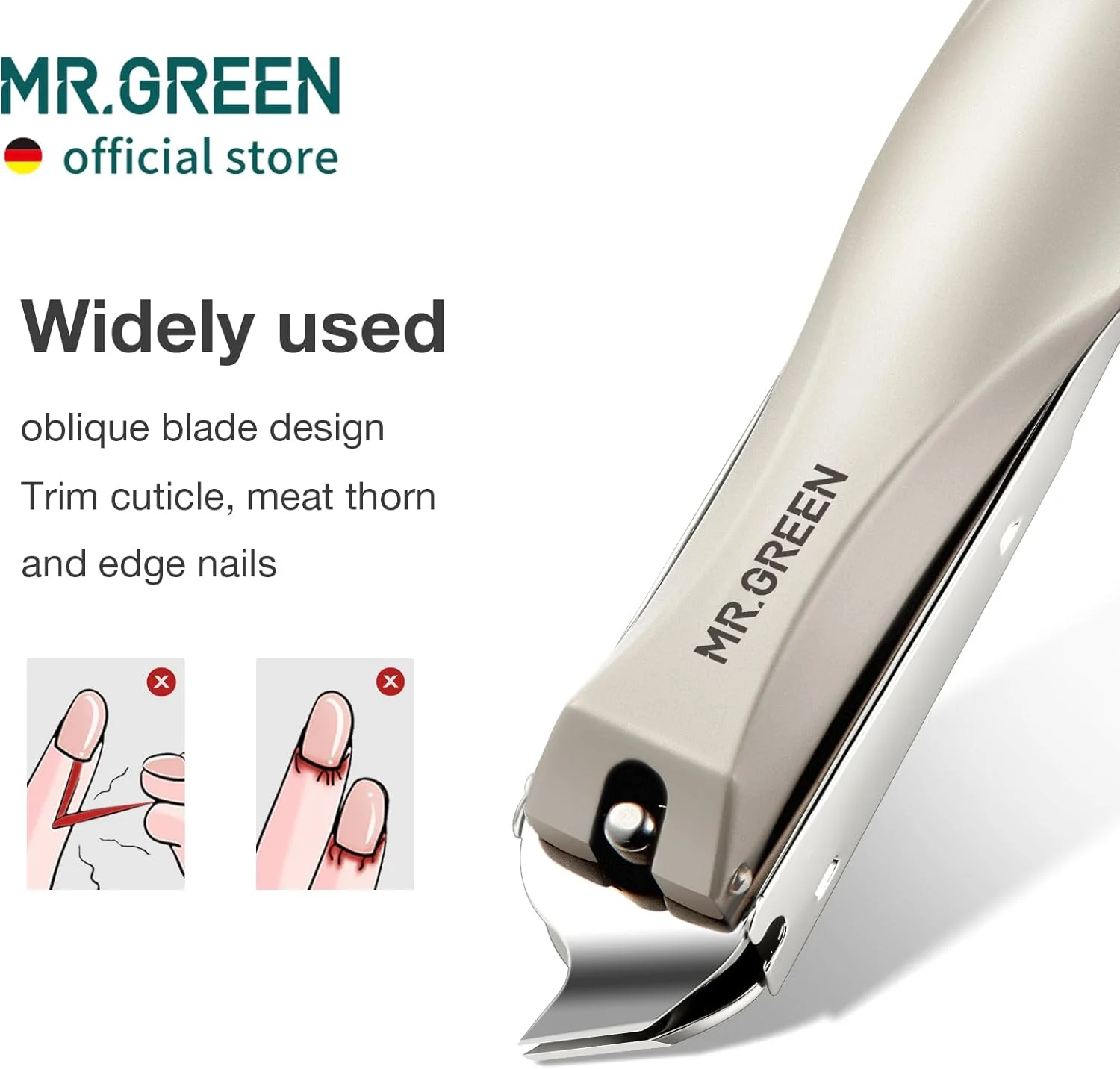 قیچی ناخن لبه مورب MR.GREEN، ابزار انبرک کوتیکول، استیل ضد زنگ، پوست مرده، نوک مایل، قیچی مانیکور (Mr-1127 + سوهان شیشه ای) قیچی ناخن لبه مورب MR.GREEN، ابزار انبرک کوتیکول، استیل ضد زنگ، پوست مرده، نوک مایل، قیچی مانیکور (Mr-1127 + سوهان شیشه ای)