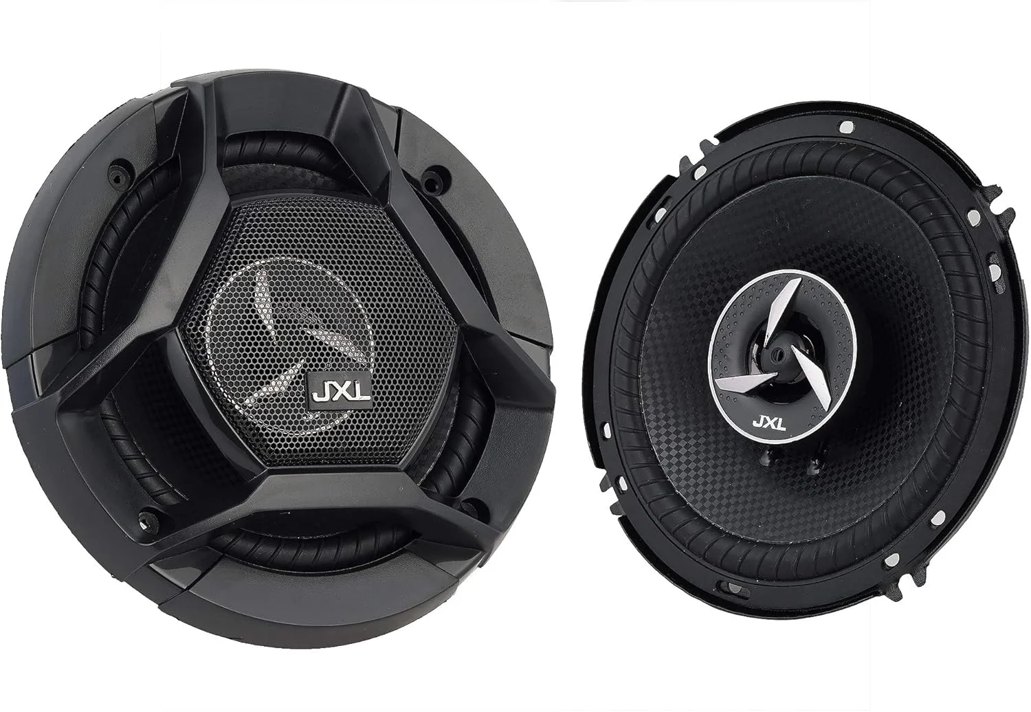 بلندگوی کواکسیال 3 طرفه 6 اینچی JXL 1690 با عملکرد بالا، دارای توییتر PEI داخلی و ووفر HOP، حداکثر توان 600 وات (جفت - مشکی)