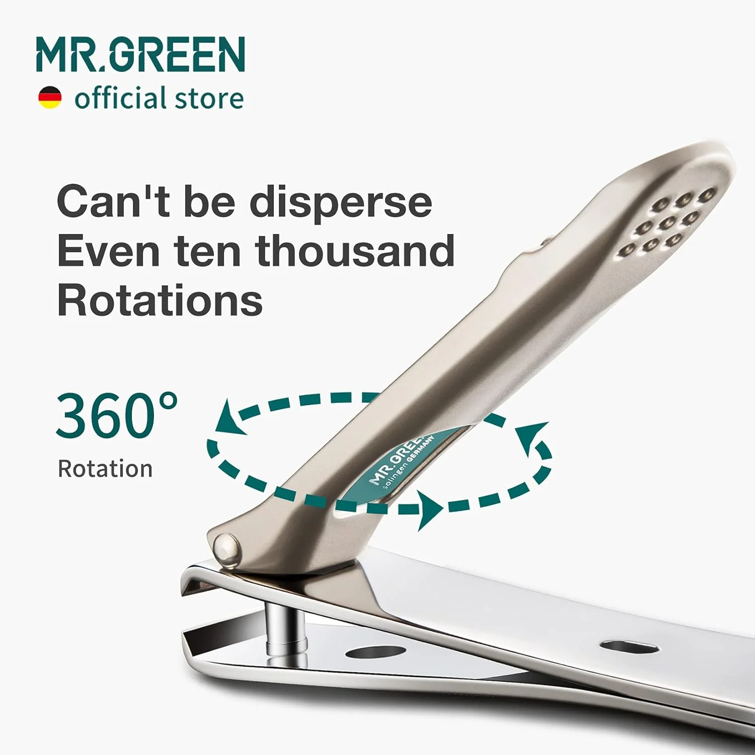 ناخن گیر MR.GREEN، تیغه های خمیده، قیچی مانیکور و ابزار پدیکور استیل ضد زنگ (متوسط) ناخن گیر MR.GREEN، تیغه های خمیده، قیچی مانیکور و ابزار پدیکور استیل ضد زنگ (متوسط)