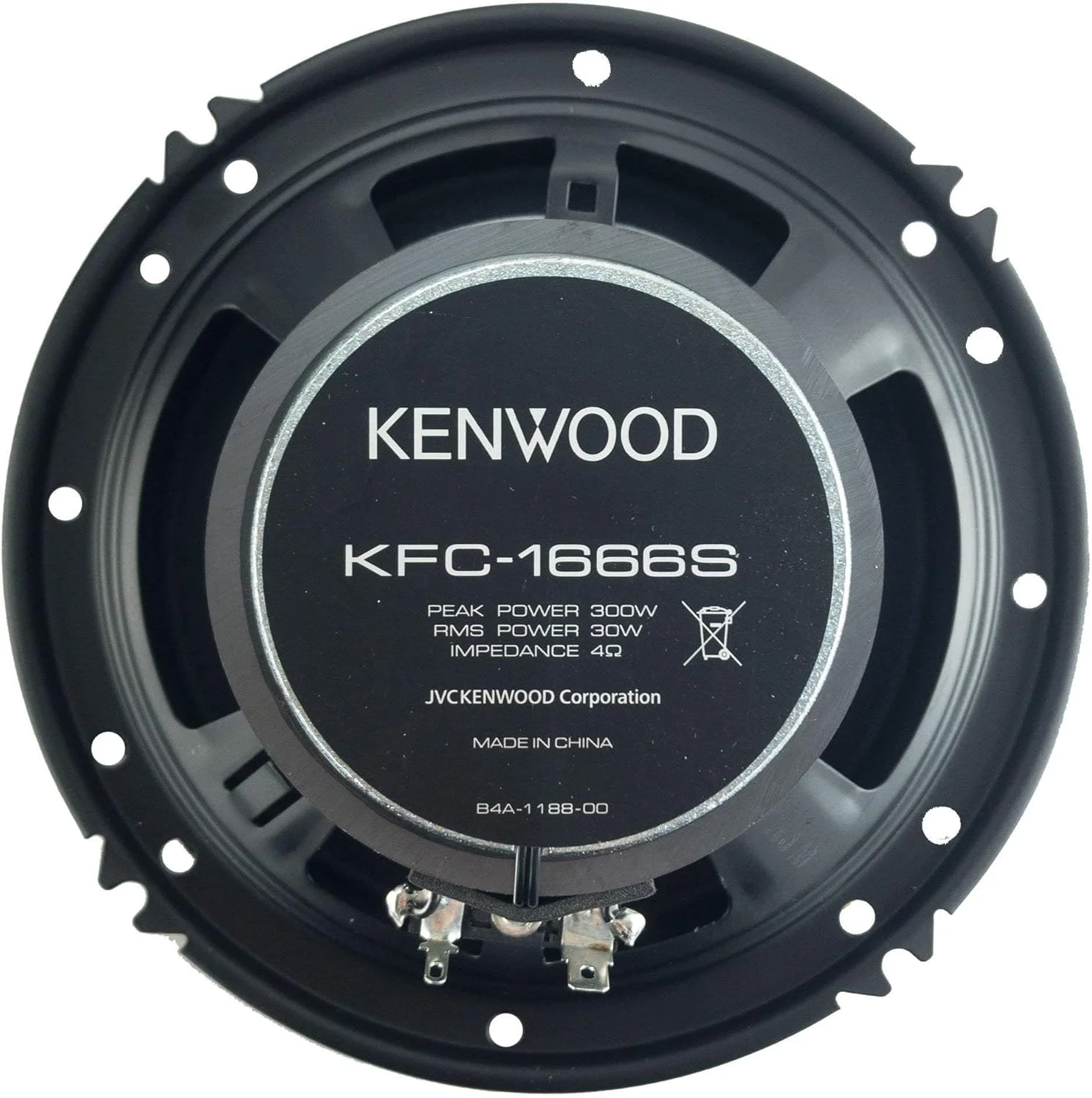 بلندگوهای کواکسیال دو طرفه خودرو کنوود مدل KFC-1666S با توان 300 وات و سایز 6.5 اینچ به همراه تقویت کننده میدان صوتی - یک جفت بلندگوهای کواکسیال دو طرفه خودرو کنوود مدل KFC-1666S با توان 300 وات و سایز 6.5 اینچ به همراه تقویت کننده میدان صوتی - یک جفت
