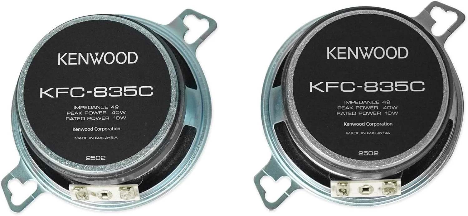 سیستم بلندگوی گرد خودرو کنوود KFC835C سایز 3.5 اینچ سیستم بلندگوی گرد خودرو کنوود KFC835C سایز 3.5 اینچ