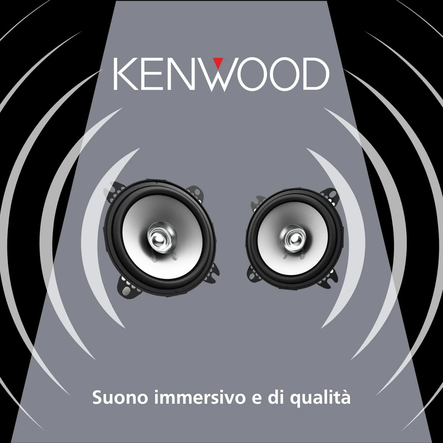 بلندگوهای دو مخروطی کنوود KFC-S1356 - مشکی