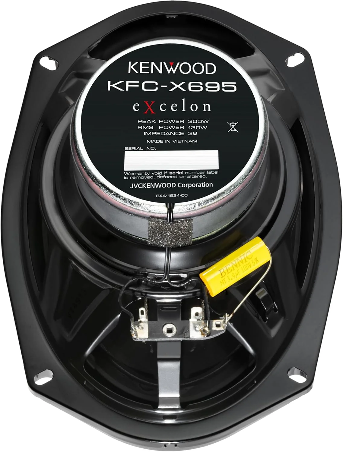 بلندگوهای خودرو کنوود eXcelon KFC-X695 6x9 اینچی 2-way - صدای 300 واتی با کارایی بالا با ووفر مخروطی P.P تزریقی و عمق نصب کم بلندگوهای خودرو کنوود eXcelon KFC-X695 6x9 اینچی 2-way - صدای 300 واتی با کارایی بالا با ووفر مخروطی P.P تزریقی و عمق نصب کم