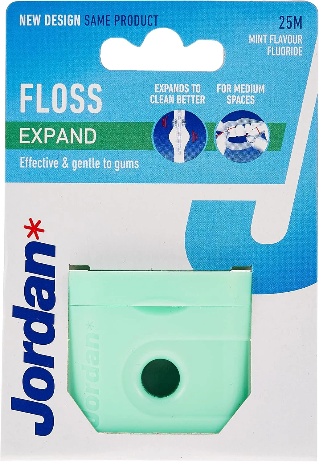 نخ دندان حجیم شونده جردن با طعم نعناع