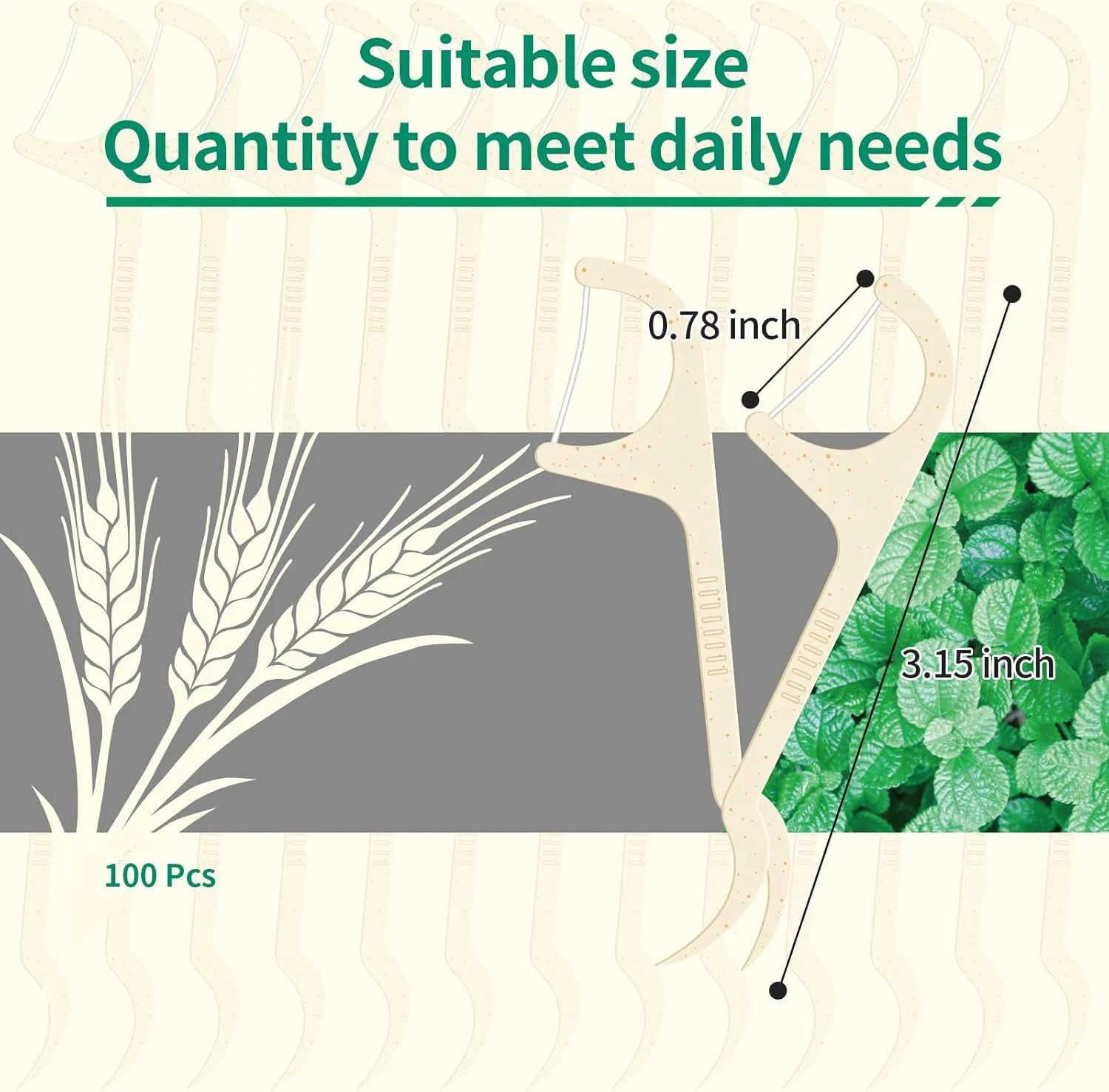 خلال دندان Y-Kelin | خلال دندان سازگار با محیط زیست از جنس کاه گندم | 200 عدد ملایم برای لثه | بدون پلاستیک، قابل کمپوست | مراقبت پایدار از دهان و دندان برای بزرگسالان و کودکان | وگان، بدون تست حیوانی خلال دندان Y-Kelin | خلال دندان سازگار با محیط زیست از جنس کاه گندم | 200 عدد ملایم برای لثه | بدون پلاستیک، قابل کمپوست | مراقبت پایدار از دهان و دندان برای بزرگسالان و کودکان | وگان، بدون تست حیوانی